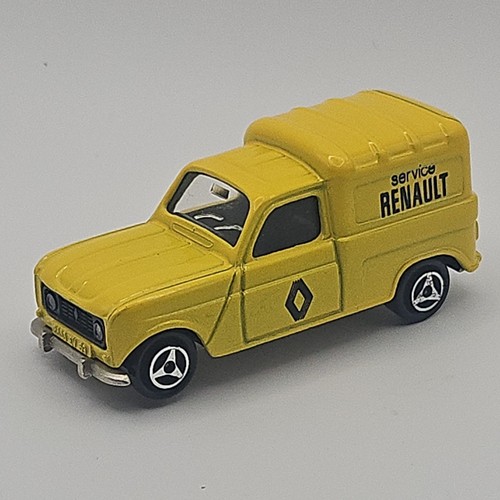 Vintage Majorette Renault 4 Van No 230 made in France 1/55 Yellow - Picture 2 of 6