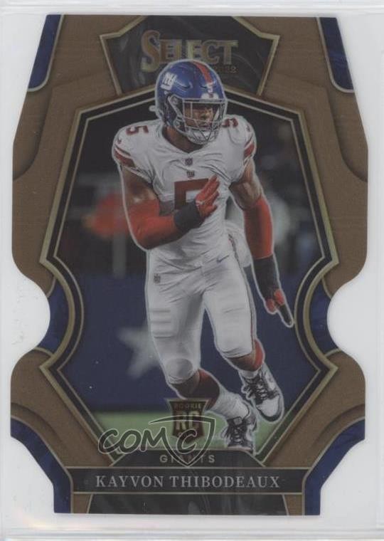 2022 Select Premier Level Copper Prizm Die-Cut /99 Kayvon Thibodeaux Rookie RC