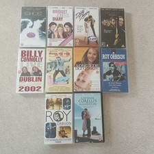 Job Lot/Bundle 10 VHS Video Tapes - Mixed Lot Various Genres All Good Condition