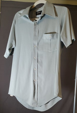 JC Penney Ultressa Disco Dress Shirt Light Blue, Size 48