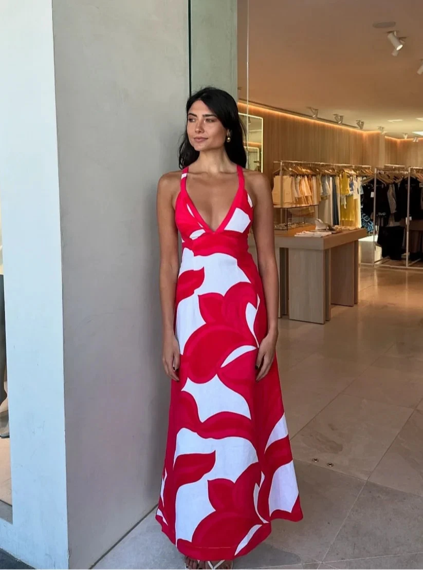 strapless open back dress Alto Low Cut Maxi Dress  KOOKA Australia