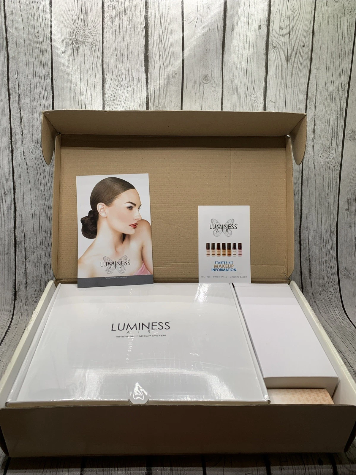 Luminess Air Airbrush Cosmetics System PC-100 Complete w/Starter Kit SEALED