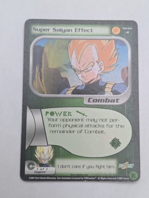 Super Saiyan Effect Limited Dagon Ball Z TCG Score DBZ CCG Trunks Saga LIMITED