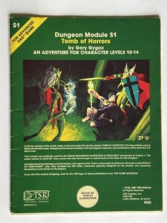 Dungeons & Dragons Module S1 Tomb of Horrors 1981 Vintage AD&D