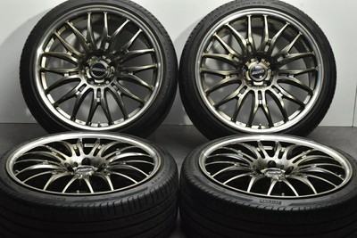 JDM Used RAYS 4Book set 208.5J x 20 +38 PCD 114.3 with 245/35R20 