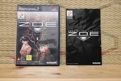 Zone of the Enders Z.O.E Japan Playstation 2 PS2 Very Good Condition!