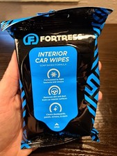 25 Count Car Interior Cleaning Wipes Travel Size For Dashboard Seats Steering US