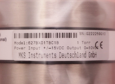 NEW MKS INSTRUMENTS 627BX01TBC1B BARATRON