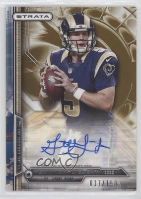 2014 Topps Strata Rookie Bronze 17/150 Garrett Gilbert #135 Auto RC s1i