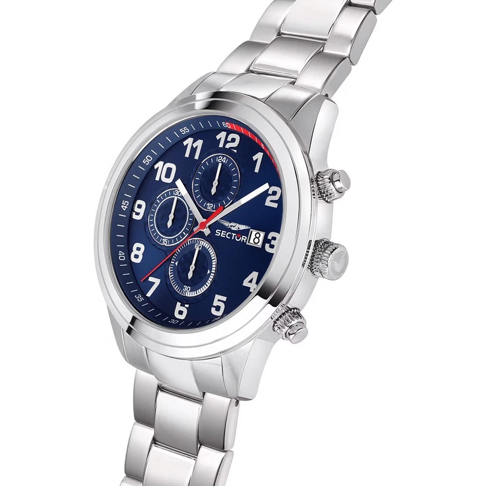 Sector 670 – Orologio Uomo Acciaio Cronografo Blu (R3273740003) - Immagine 2 di 4