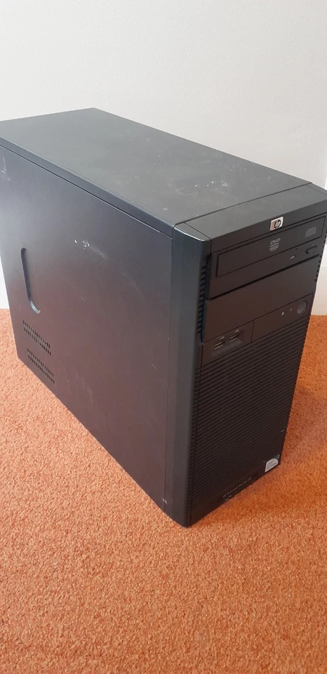 (Ref C1) EMPTY BLACK ATX STYLE PC MINI TOWER COMPUTER CASE - Image 2 of 4