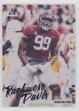2020 Panini Luminance Rookies Blue 91/99 Raekwon Davis #154 0q3