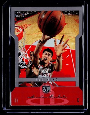 2004-05 SkyBox LE #43 Yao Ming die-cut BK42