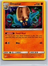 pokemon omastar card Single EX SANDSTORM Colorless Bite (60) Weakness Grass 2 Resistance None None Retreat Cost Pokemon Pokemon Card 151 [SV2a