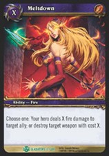 Moderate Play WoW TCG Meltdown Blood of Gladiators World of Warcraft