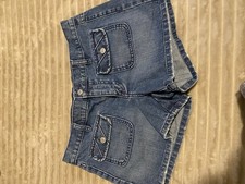 Vintage Old Navy Denim Shorts with Front Flap Pockets Size 8