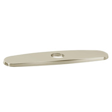 American Standard Delancey Metal Deck Plate for Kitchen Faucet Polished Nickel