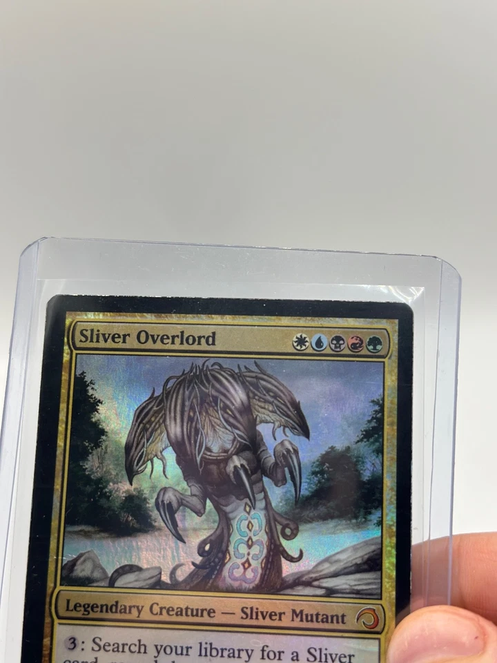 MTG, Sliver Overlord FOIL 24 (LP/MP) Premium Deck Series: Slivers Foil - Image 2 of 4
