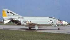 McDonnell Douglas F-4J VF-33 Tarsiers 1968 Navy Mahogany Wood Model Scale 1/48