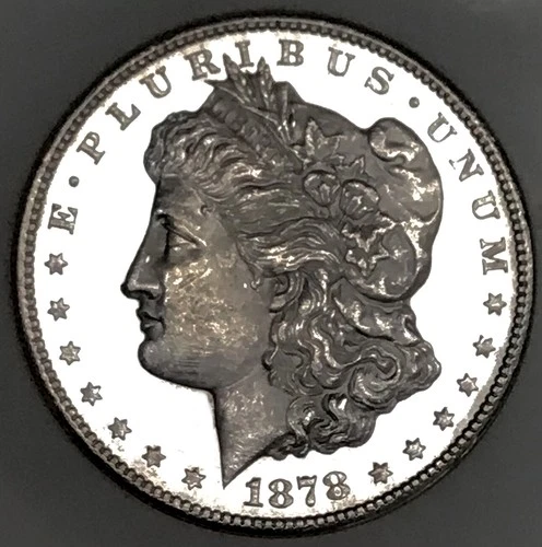 1878 CC MORGAN NICEST CAMEO DMPL! 30+IN LIQUID BLACK MIRRORS! UDM! MS+++NR#64105