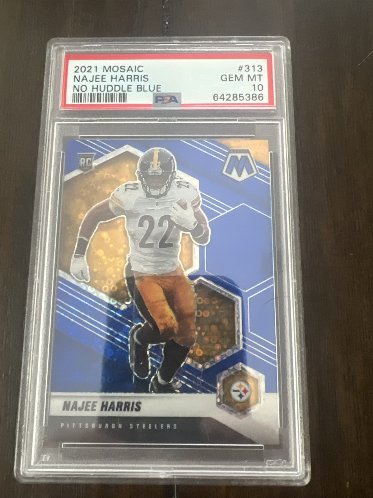 2021 Mosaic- No Huddle Blue /75 Najee Harris (RC) #313