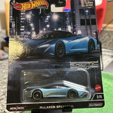 HOT WHEELS '22 CAR CULTURE ERROR EXOTIC ENVY McLAREN SPEEDTAIL REVERSED IN PKG.