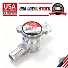 Aluminum In-line Coolant Radiator Hose Filler Neck 19mm 34 O.d W Cap Natural Aluminum In-line Coolant Radiator Hose Filler Neck 19mm 34 O.d W Cap Natural