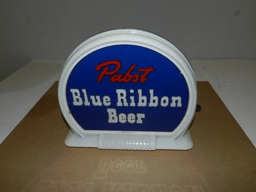 VINTAGE LIGHTED ADVERTISING SIGN- 1940'S-1950'S PABST BLUE RIBBON BEER SIGN-RARE