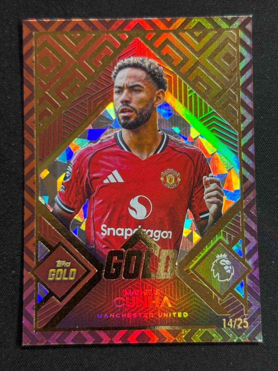 Topps 25-26 Gold Premier League Soccer GOLD Manchester United