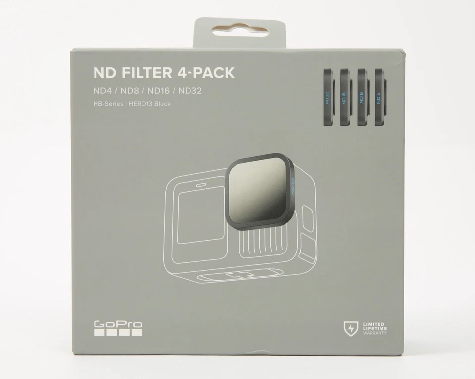 GoPro ND Filter Kit for HERO13 Black (4-Pack) ND4, ND8, ND16 & ND32 - New BOXED - Image 2 of 4