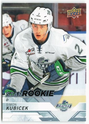 2018-19 Simon Kubicek Upper Deck CHL Star Rookie SP - Seattle Thunderbirds