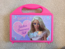 Vintage Barbie Case Sticker Treasure Kit Sandylion 1998 Mattel Pink 90s