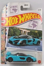 2018 Hot Wheels World Class Racers McLaren Senna Light Blue 1/5 1:64 Diecast NEW