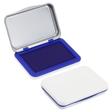 4x3Inch Stamp Pad, 2PcsWashable Craft Inkpad Clear Printing,Blue