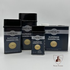 Liberon Superior Danish Oil - Enhances & Protects Wood  - UV filters - All Sizes