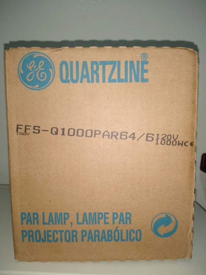  GE Quartzline Original  13227, 8329, FFS, FFS-Q1000PAR64/6 1000W 120V - Image 2 of 3