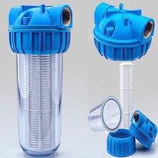 WASSERFILTER VORFILTER 1" 5000 L/h PUMPENFILTER FILTER HAUSWASSERWERK 8-BAR FEST