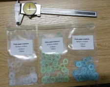 100pcs/set Flute Repair Parts Tool Maintenance Fluete Paper Washers 18x8.0mm