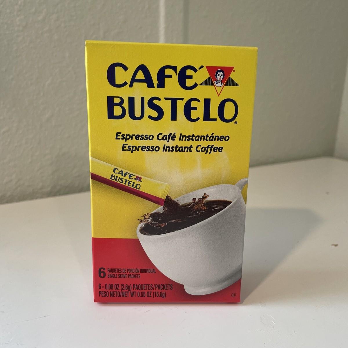 Café Bustelo, Espresso Instant Coffee, Packets, oz g