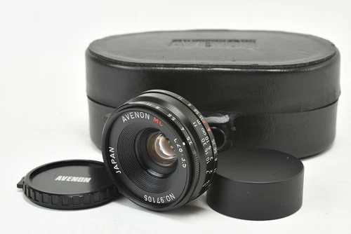 Avenon MC 28mm F/3.5 Leica L L39 LTM Lens Black [Good] 06-t04