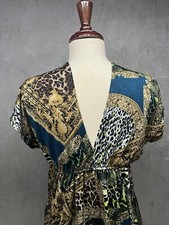 Bailey Girl Women’s Mirror Leopard Print Abstract Print Stretch Maxi Dress Small