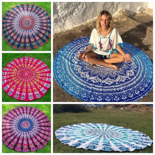 round boho blanket