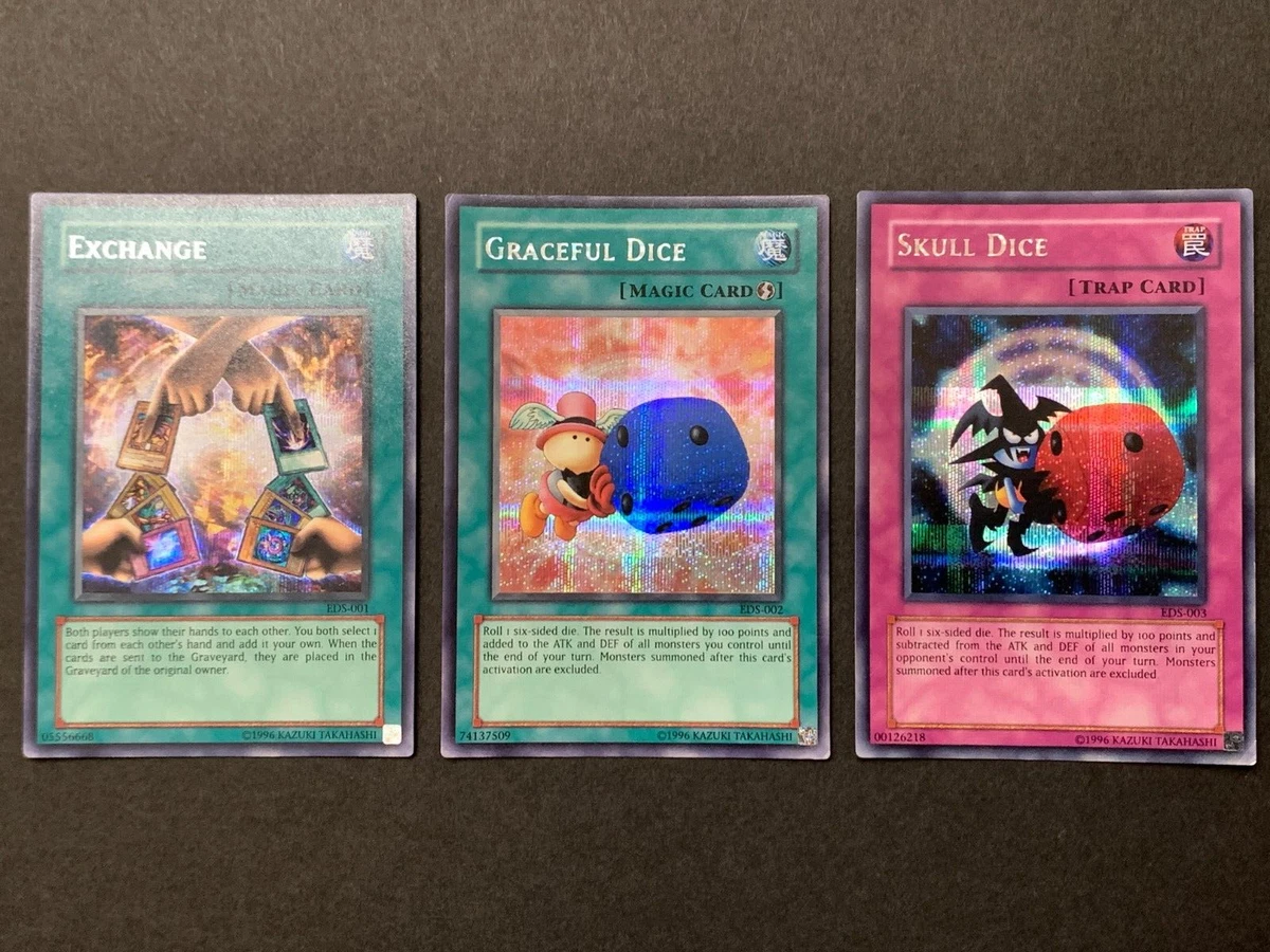 Exchange EDS-001, Graceful Dice EDS-002 Skull Dice EDS-003 Yugioh! | eBay
