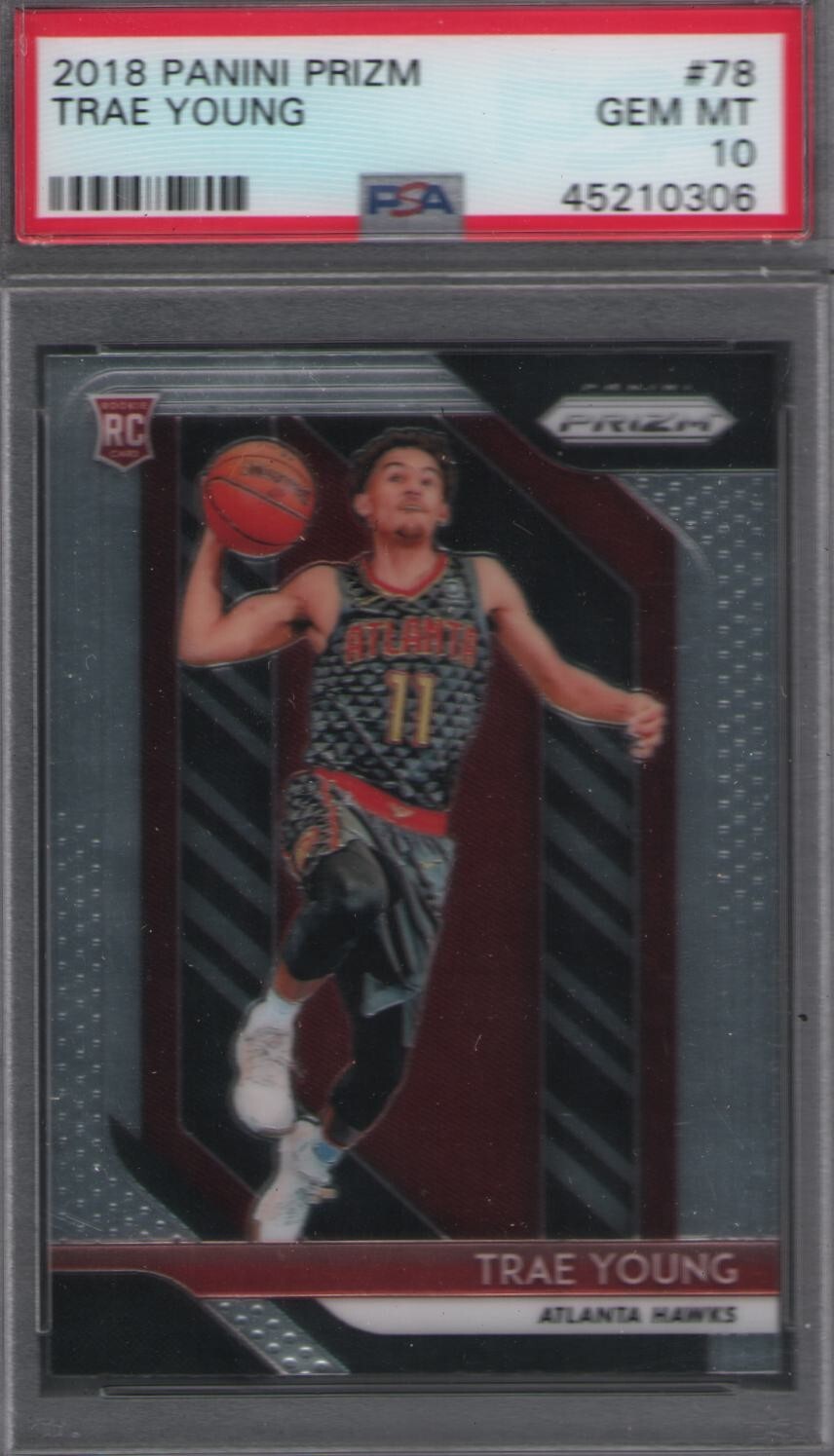 2018-19 Panini Prizm - #78 Trae Young RC ROOKIE PSA 10