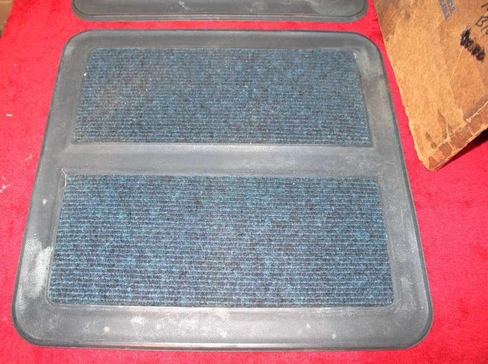 Ford Galaxie 500 LTD Torino Montego 1973-1976 alfombrillas traseras azules nuevas con alfombra Foto 3 de 4