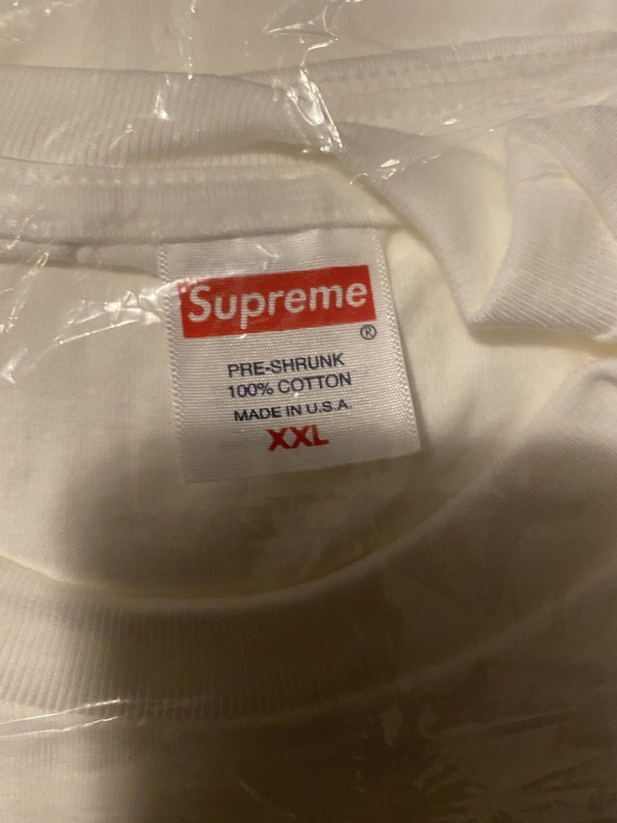 Supreme Maradona Photo Tee White Size 2XL XXL SS24 New Ships Fast