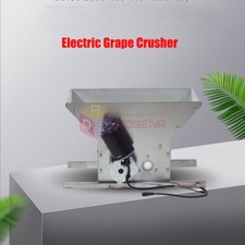 Stainless Steel Grape Crusher Brewing Equipment Electric Grape Crushing Machine