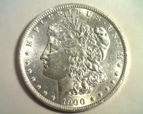 1900-O/CC MORGAN SILVER DOLLAR ABOUT UNCIRCULATED+ AU+ NICE ORIGINAL COIN