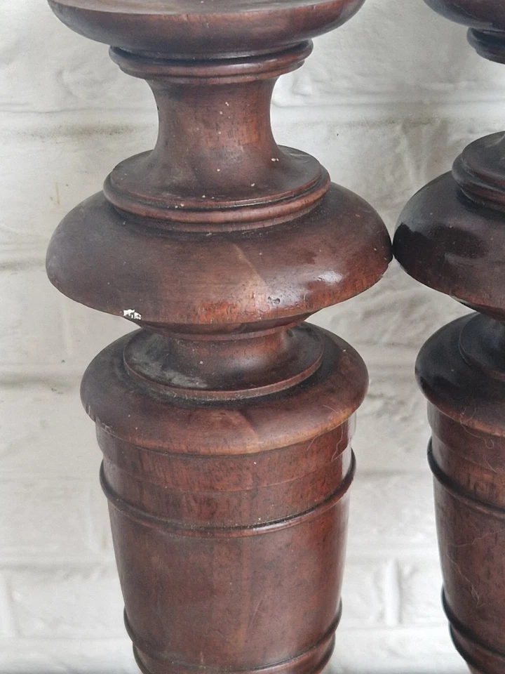 ANTIQUES PAIR OF COLUMNS - Image 2 of 4