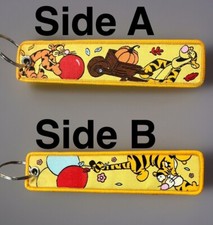    Tigger Disney 5  Keychain Key Tag Chain Double Sided BackPack Winnie The Pooh